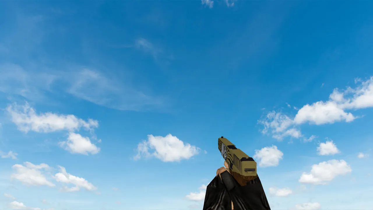Скриншот Модель Glock «Йорик» для CS 1.6 – Уникальный стиль игры