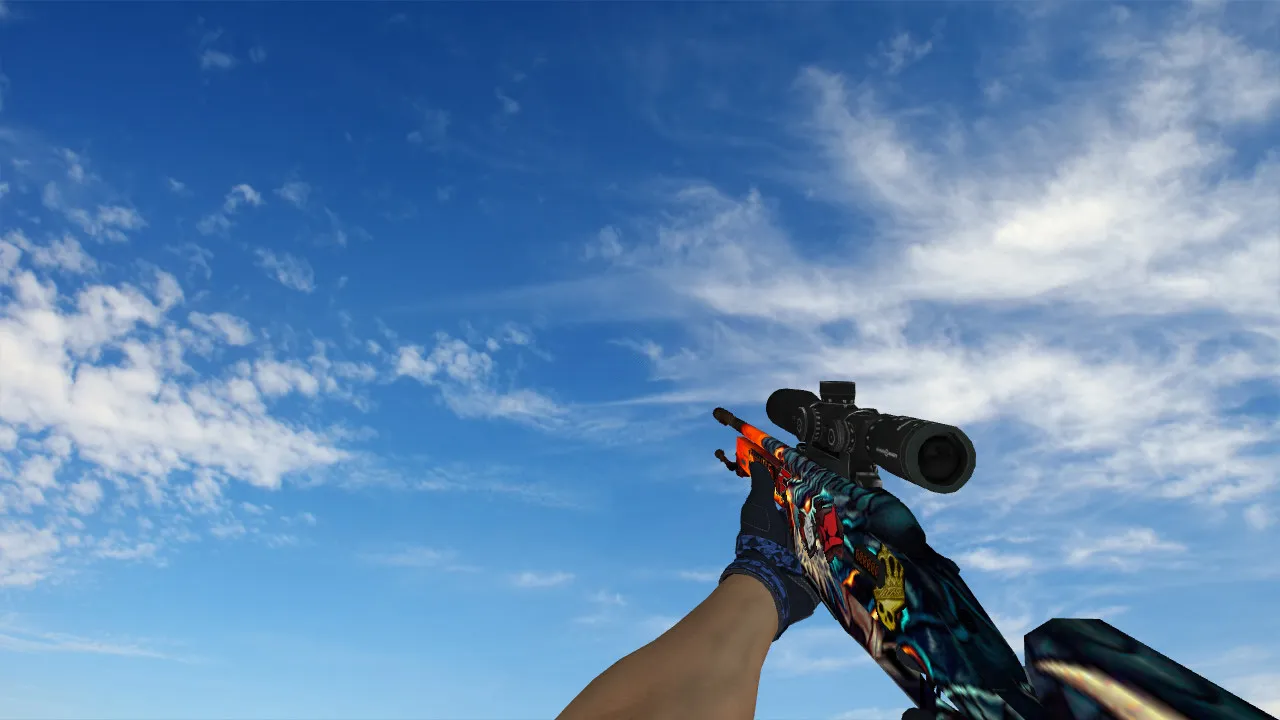 Скриншот  Пак моделей оружия «MOTO Gloves Weapon Pack» для CS 1.6: v_, p_, w_ модели, звуки, анимация осмотра, текстуры