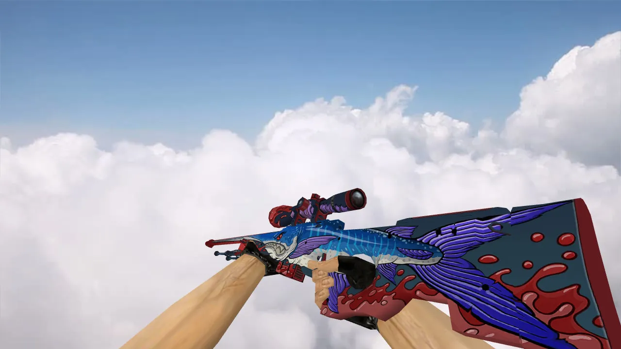 Скриншот Модель «AWP Seas Impaler» для CS 1.6 - Уникальные особенности