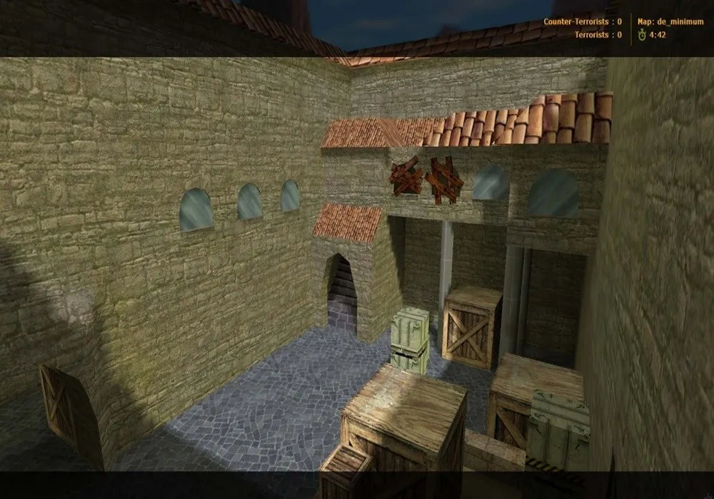 Скриншот  Карта de_minimum для CS 1.6 - тактические возможности и баланс
