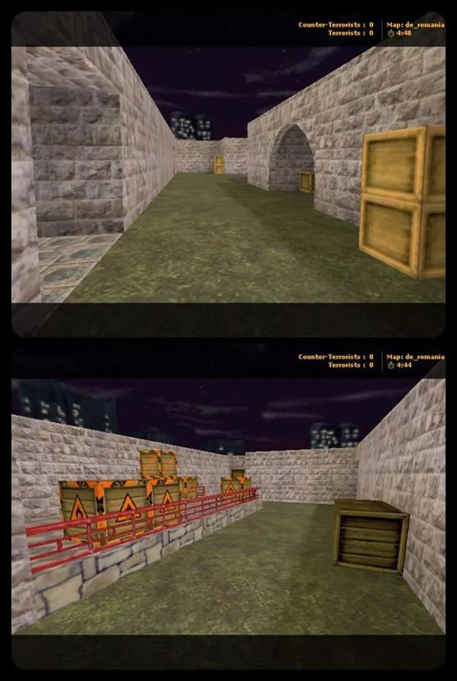 Скриншот  Карта de_romania для CS 1.6: Тактика и особенности