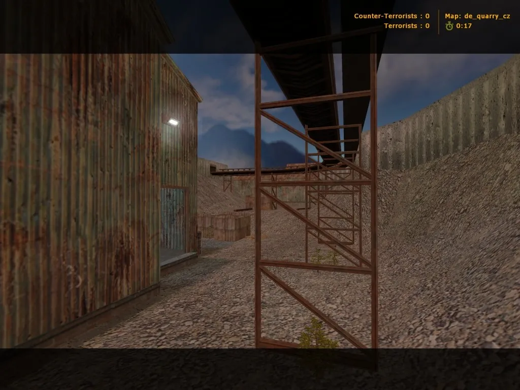 Скриншот Карта de_quarry_cz для Counter-Strike 1.6 — тактический анализ и особенности