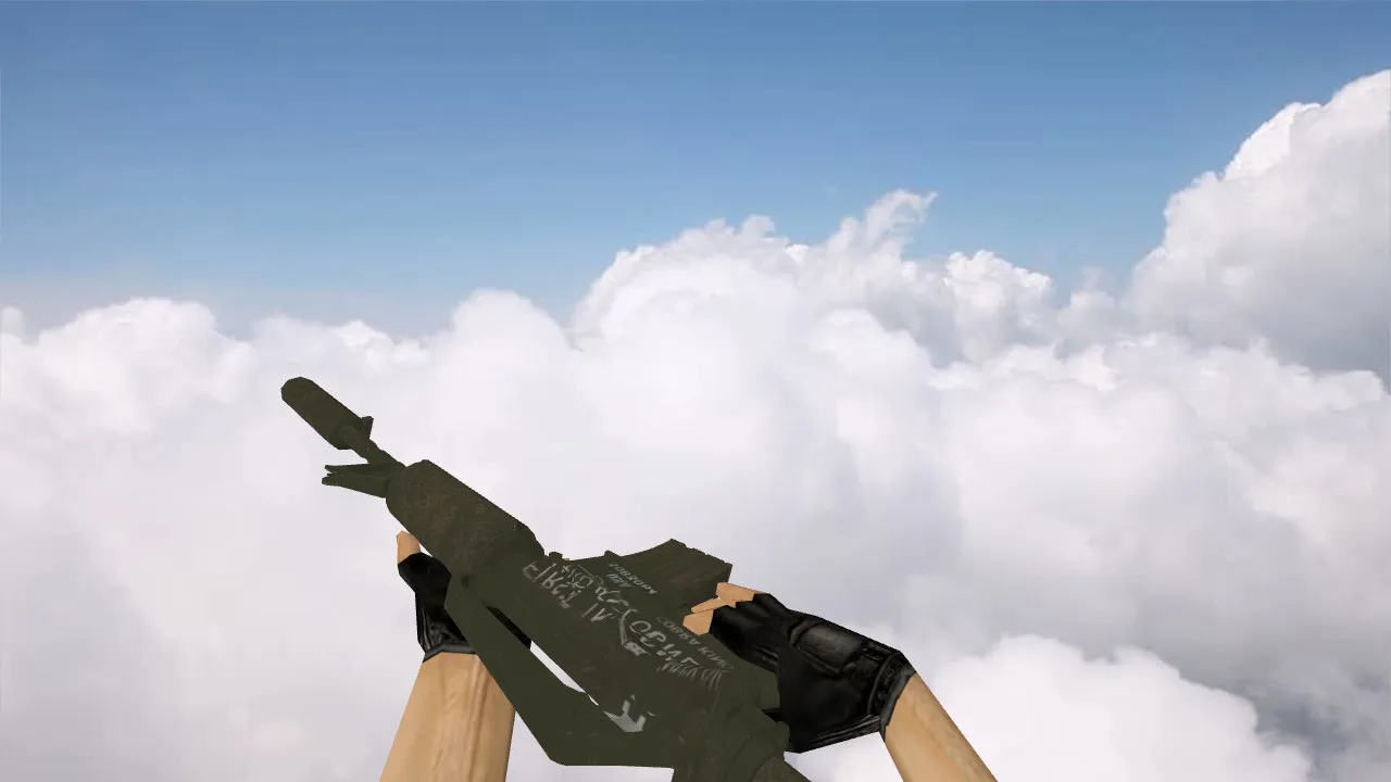 Скриншот Модель M4A1 Cobra King для CS 1.6: v_ p_ w_ модели, звуки, анимация осмотра и качество текстур