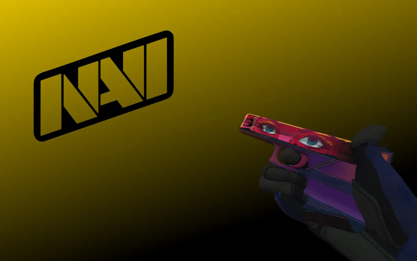 Скриншот Инвентарь Navi Flamie для CS 1.6: паки оружия v_/p_/w_ модели, звуки, анимация осмотра, перчатки и нож