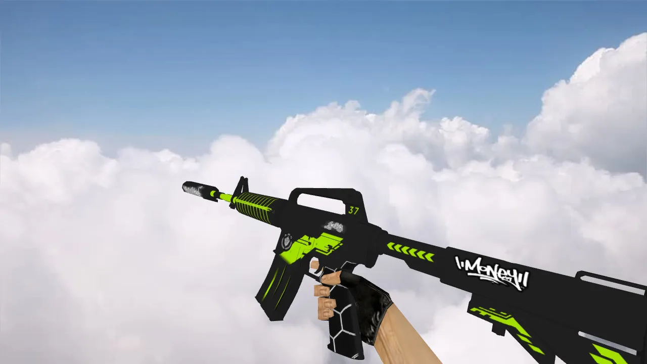 Скриншот Модель «M4A1 Machine» для CS 1.6: v_ и p_ модели, w_ текстуры, звук и анимация осмотра