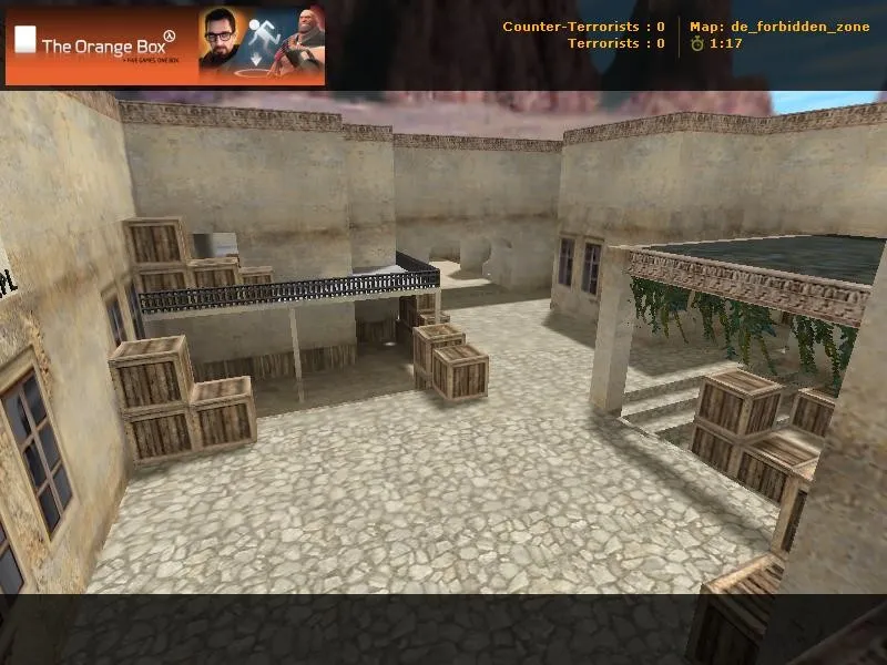 Скриншот  de_forbidden_zone для CS 1.6: тактика, точки, .nav для ботов и оптимизация wpoly/epoly