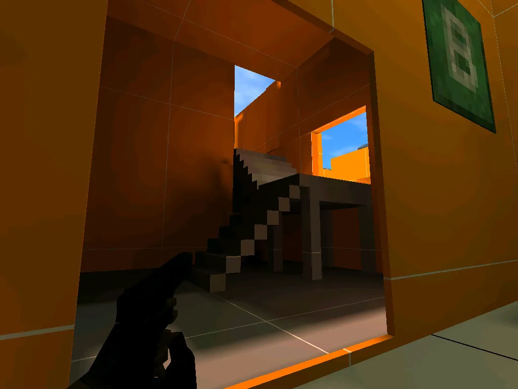 Скриншот  Карта de_walklane для CS 1.6: Обзор, Тактики и Оптимизация