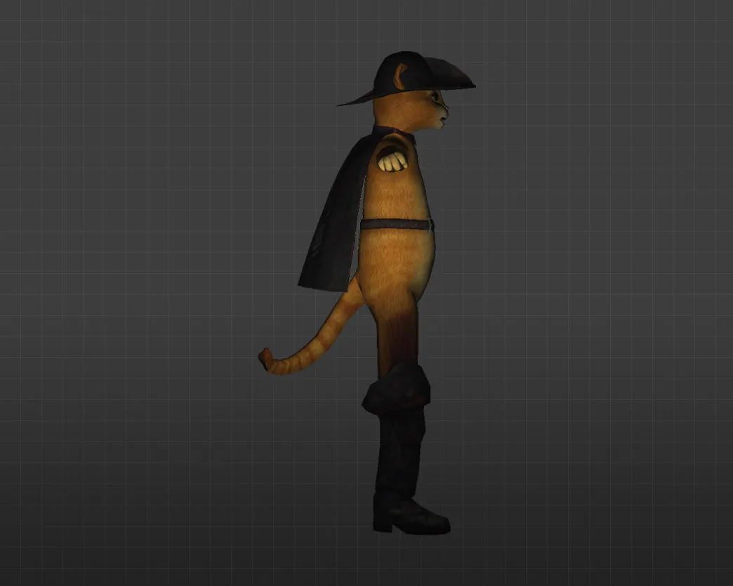 Скриншот Модель «Кот в сапогах» для CS 1.6 – уникальный скин для вашего персонажа