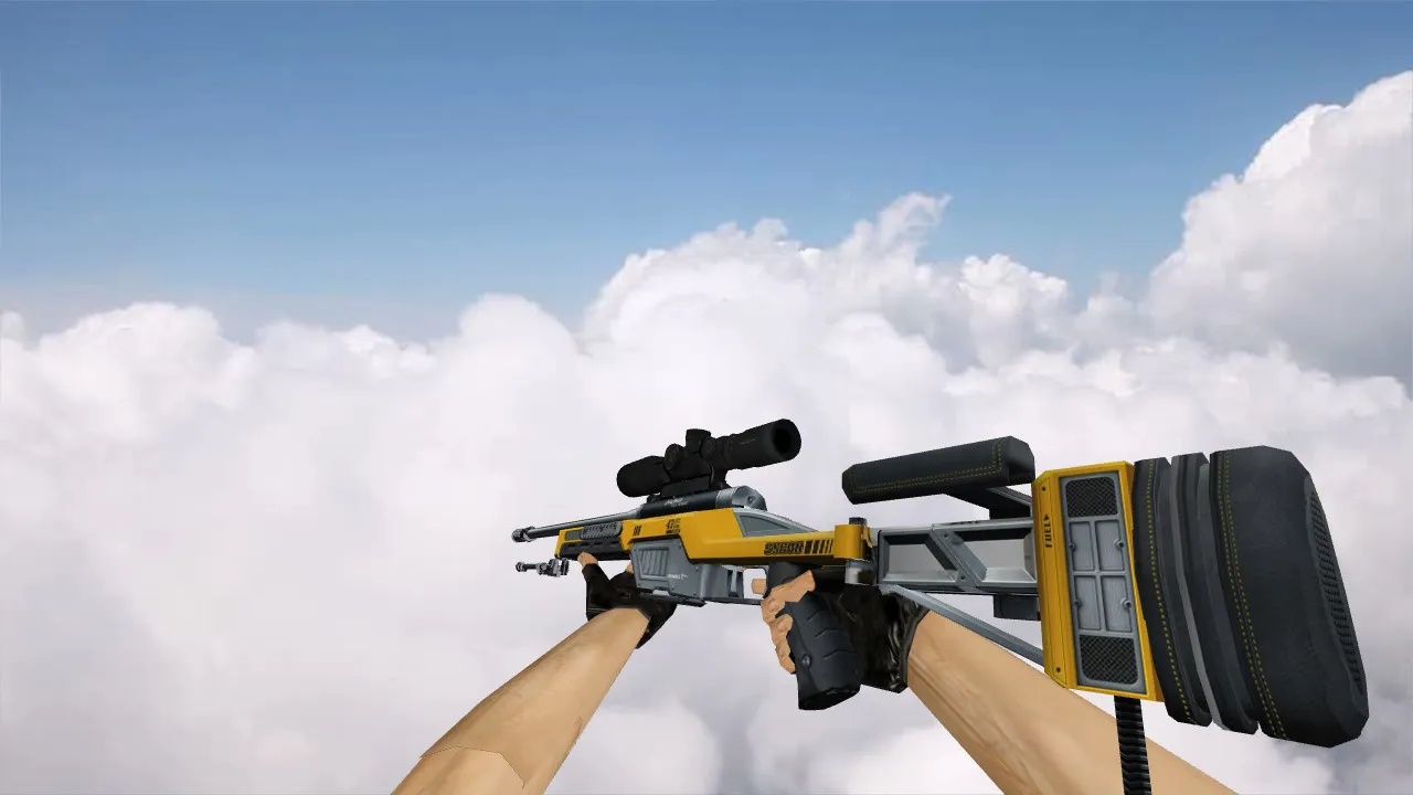 Скриншот Модель SSG-08 Supercharged для CS 1.6 | Уникальная графика и анимация