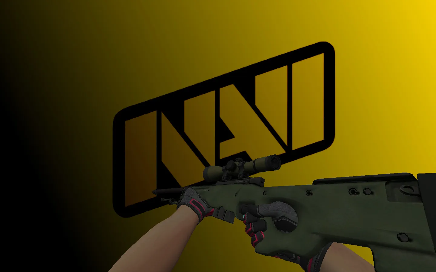 Скриншот electronic Inventory для CS 1.6: пак моделей оружия и перчаток Natus Vincere Денис electronic, с осмотром и звуками USP-S