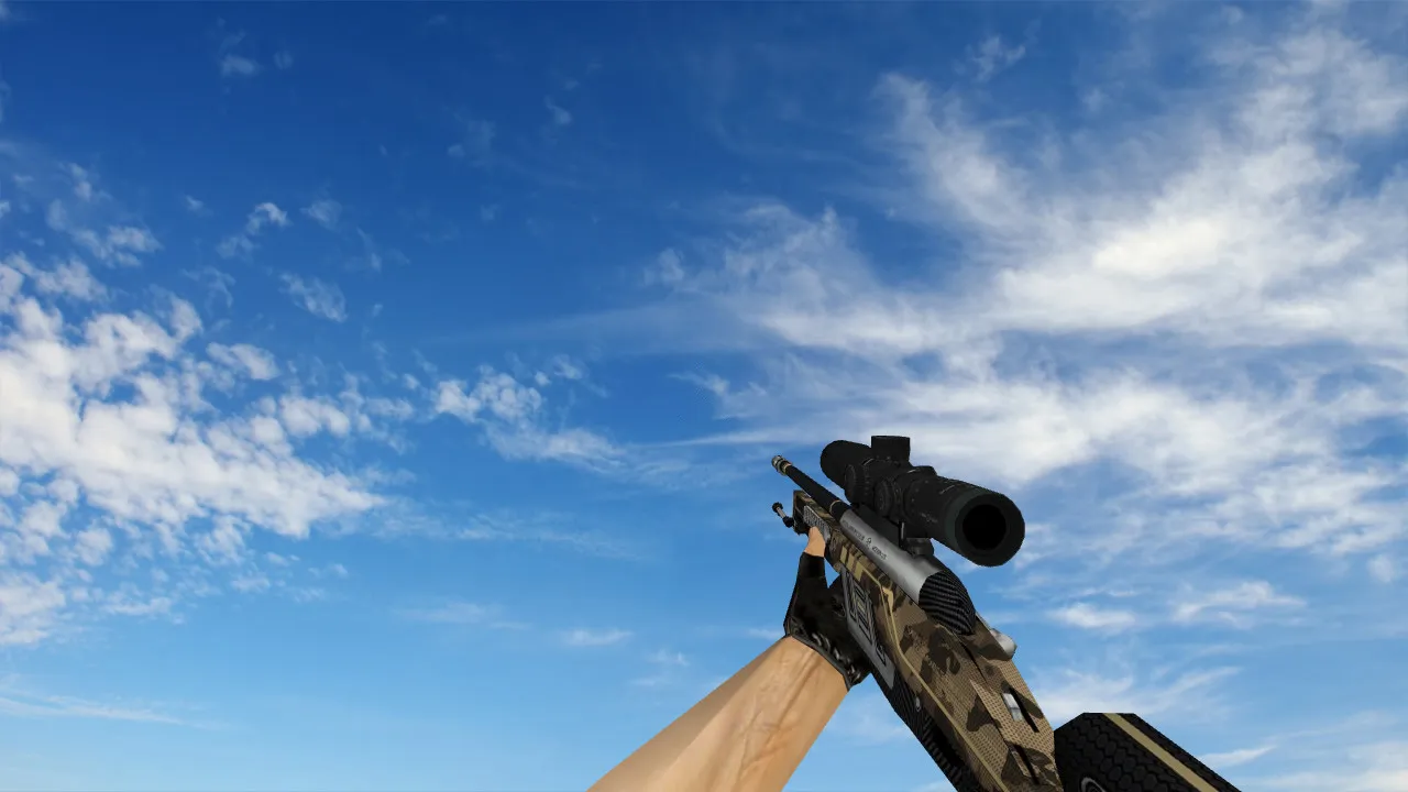 Скриншот Модель SSG 08 Comebacker для CS 1.6 - Уникальный скин