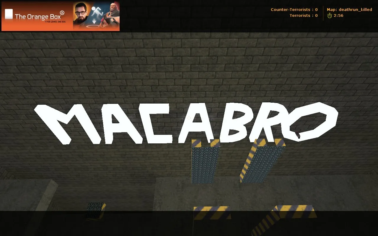 Скриншот  deathrun_killed для CS 1.6: карта Deathrun, точки заразы и защита террора/контров