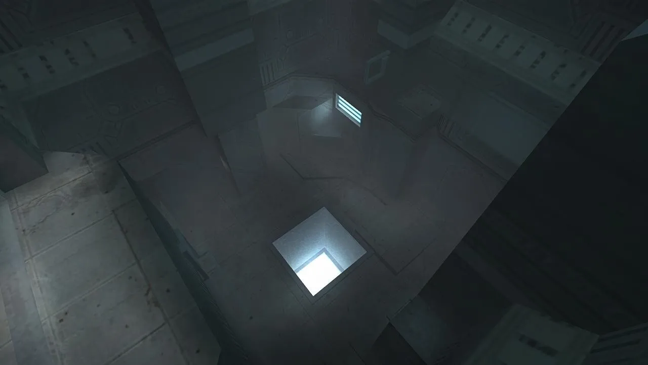 Скриншот  Карта deathrun_whitish для CS 1.6: точки, тайминги, .nav и оптимизация wpoly/epoly