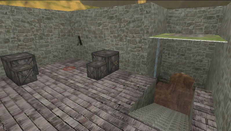 Скриншот  Карта de_storm_mansion для CS 1.6 - Тактические преимущества и особенности