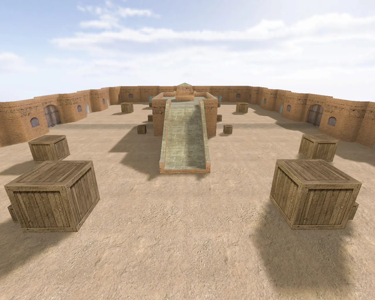 Скриншот  Карта awp_india для CS 1.6: точки под AWP, баланс сторон, .nav и оптимизация