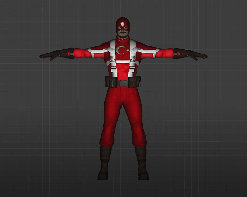 Скриншот Модель «Капитан Турция» для CS 1.6 - Уникальный стиль на поле боя