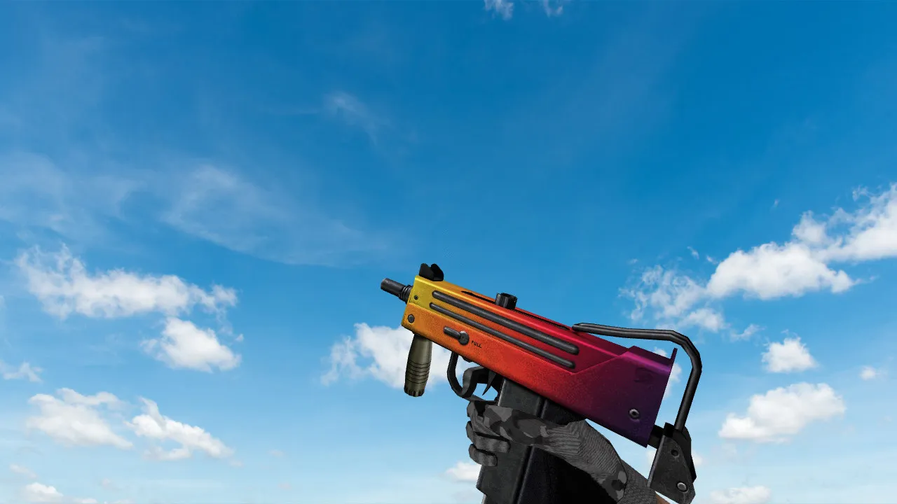 Скриншот Модель MAC-11 «Градиент» для CS 1.6: Уникальный стиль и точность