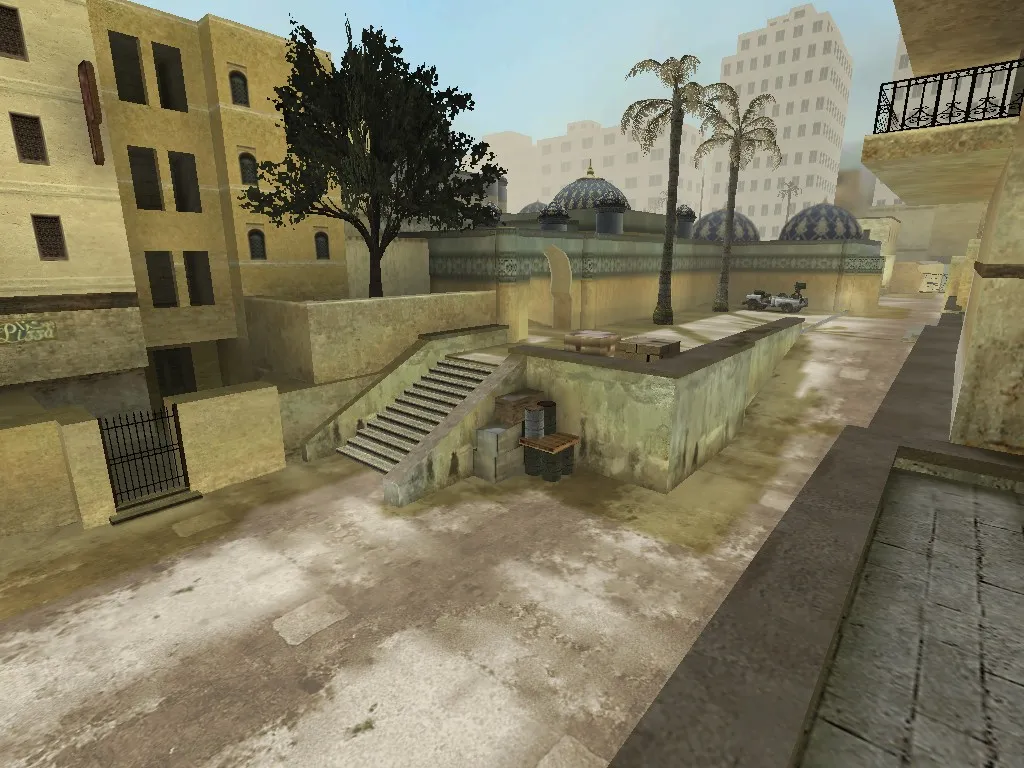 Скриншот Карта csg_dust для CS 1.6: точки сторон, .nav для ботов, оптимизация wpoly/epoly и баланс раундов