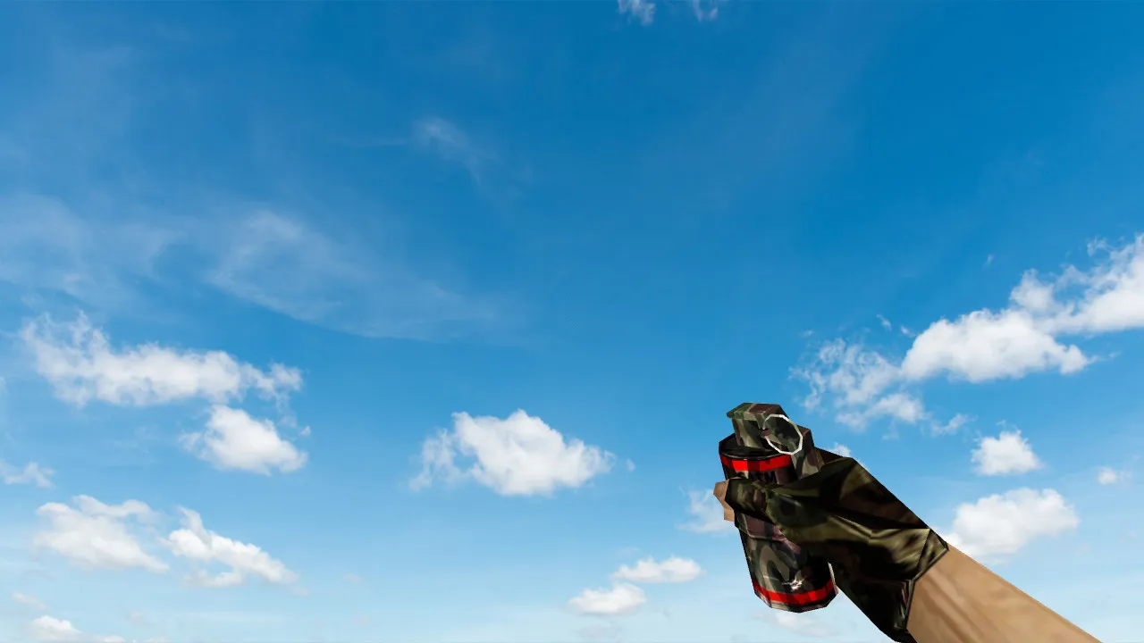 Скриншот  Пак моделей оружия «Полный пак камуфляж оружия» для CS 1.6: v_, p_, w_ модели, звуки, анимация осмотра