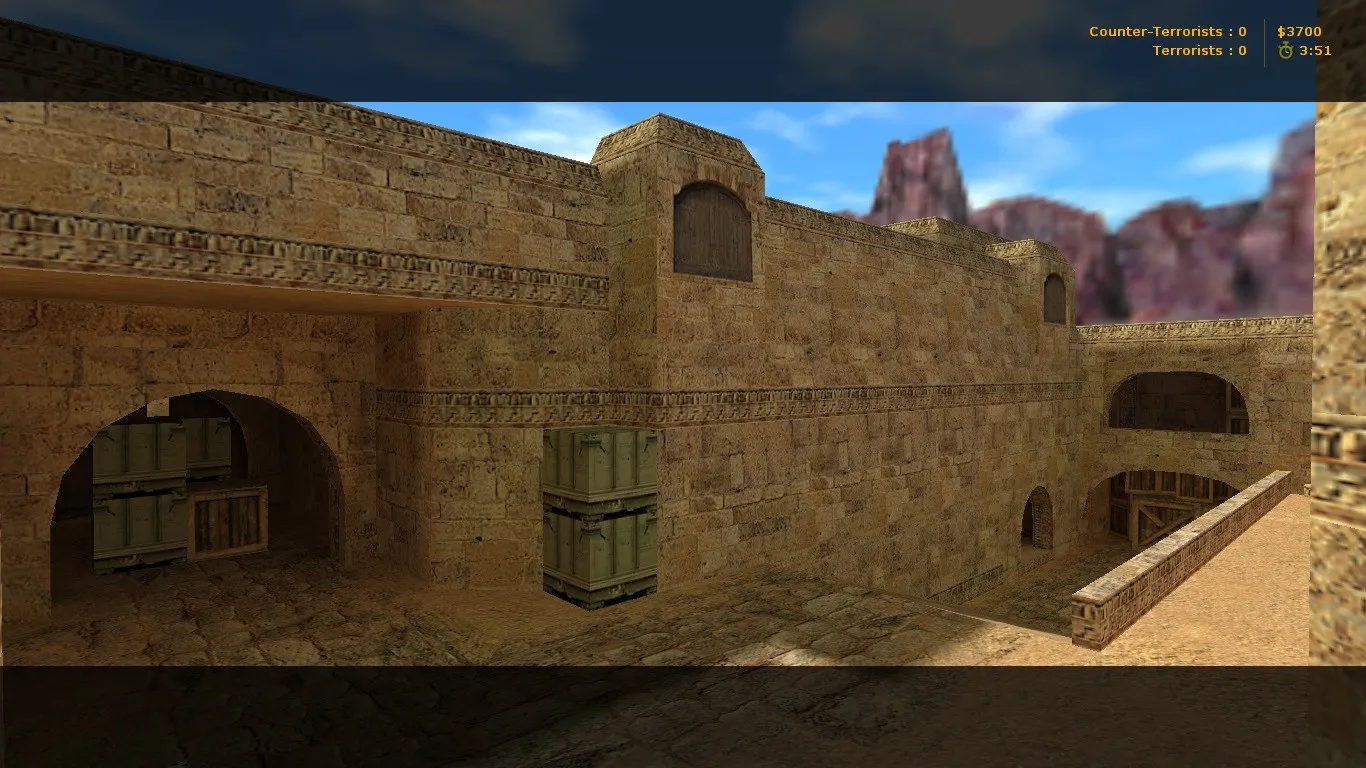 Скриншот  de_dust2_kso для CS 1.6: карта, точки, .nav и оптимизация wpoly/epoly