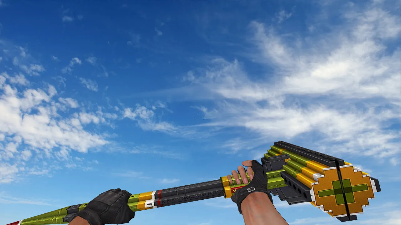 Скриншот Модель ножа «Hammer Lego» для CS 1.6: v_ и p_ модели, звуки, анимация осмотра, качество текстур