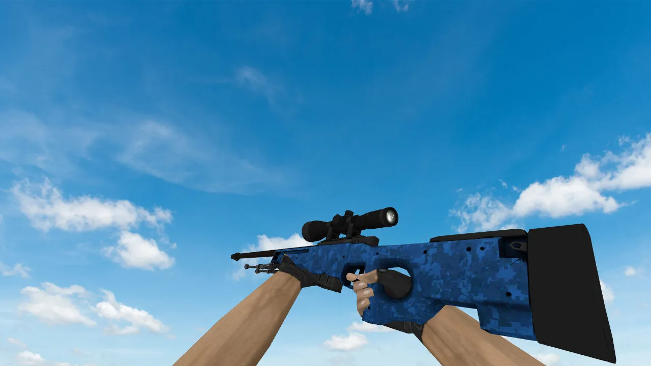 Скриншот Модель AWP Cobalt Discruption для CS 1.6 — Уникальный скин