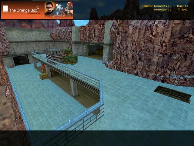 Скриншот Карта de_atomic для CS 1.6: точки, маршруты, .nav для ботов и оптимизация wpoly/epoly