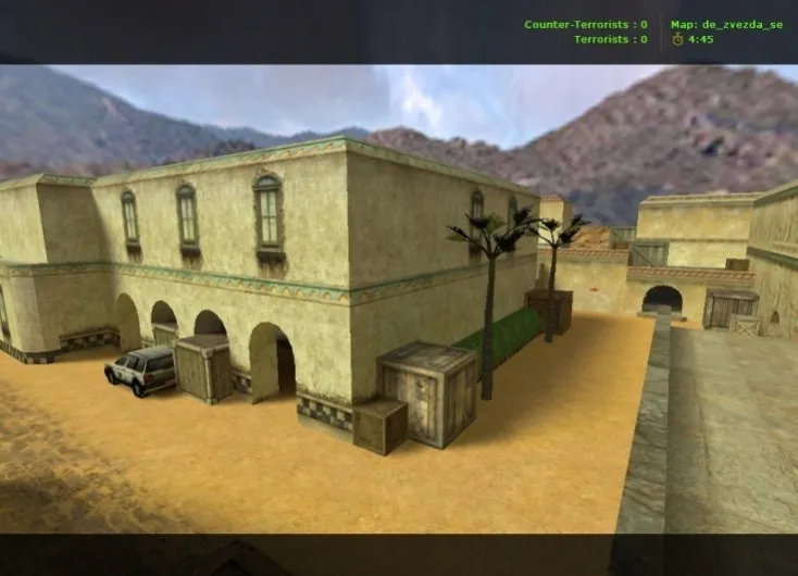 Скриншот  Карта de_zvezda_se для CS 1.6 - Тактические особенности и анализ