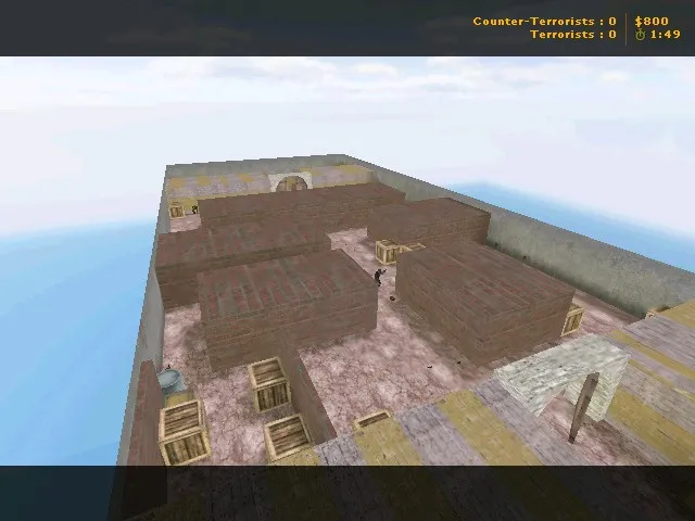 Скриншот  Карта de_walls для Counter-Strike 1.6 - Оптимизация и Тактика