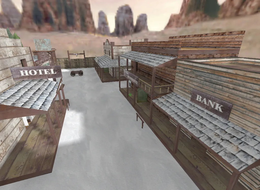 Скриншот Карта de_westwood_snow для CS 1.6: обзор, тактики и оптимизация