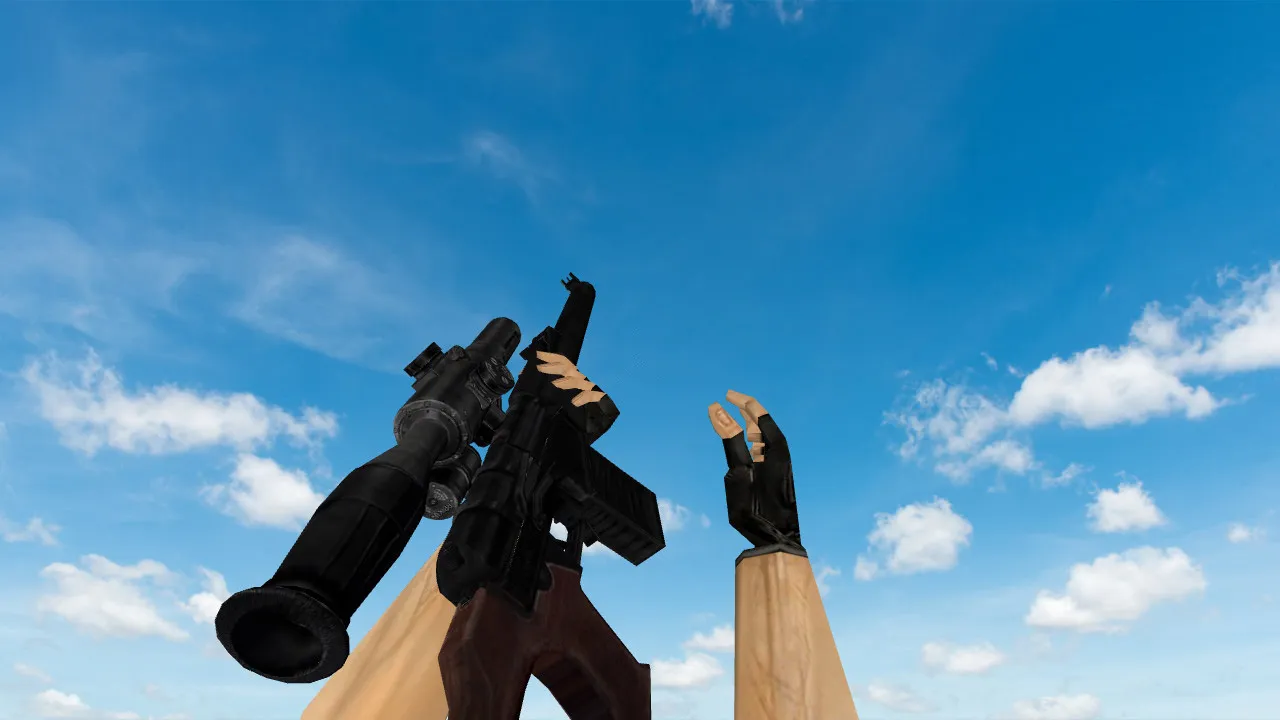 Скриншот Модель VSS Stalker для CS 1.6 - Качественные текстуры и анимация