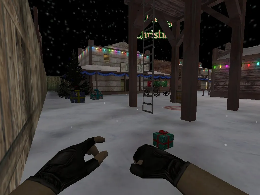 Скриншот Карта de_westwood_bigxmas для CS 1.6: Тактики и детали