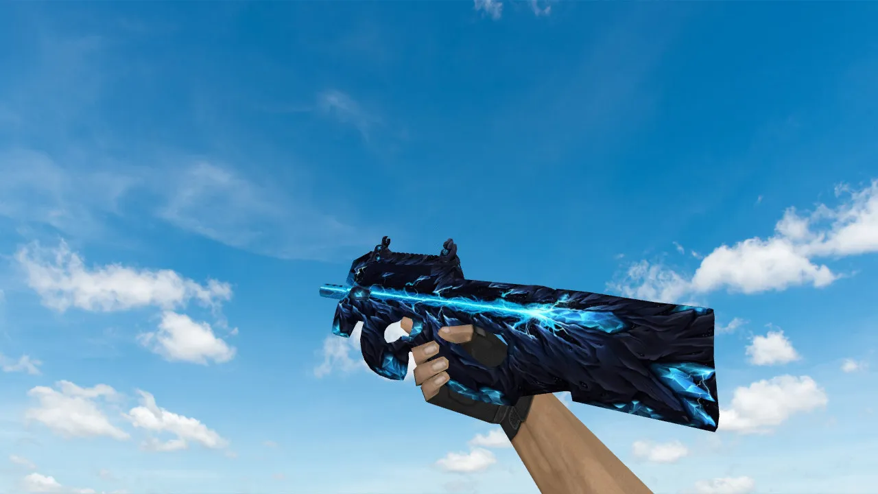 Скриншот Модель «P90 Ultrabeam» для CS 1.6: Уникальный скин для оружия