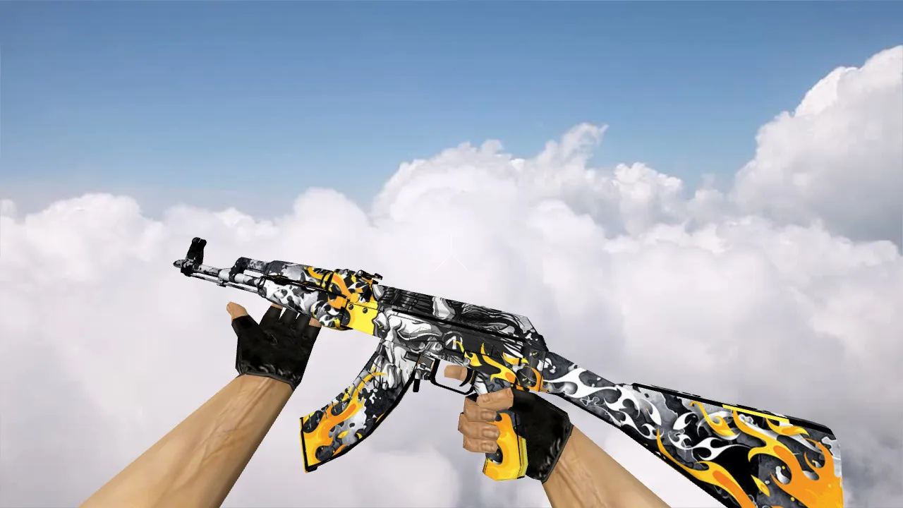 Скриншот Модель «AK-47 Firewalker» для CS 1.6 - Уникальный скин и детали