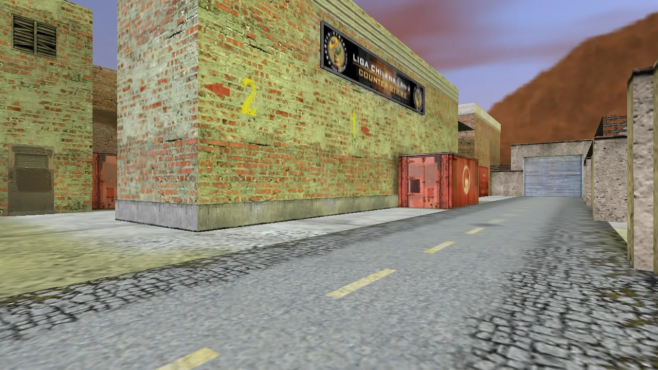 Скриншот  Карта de_lan-z для CS 1.6 - Тактические особенности и оптимизация