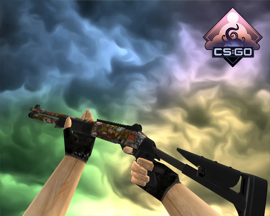 Скриншот  Пак скинов «Грёзы и кошмары» для CS 1.6: v_, p_, w_ модели, текстуры и настройка оружия