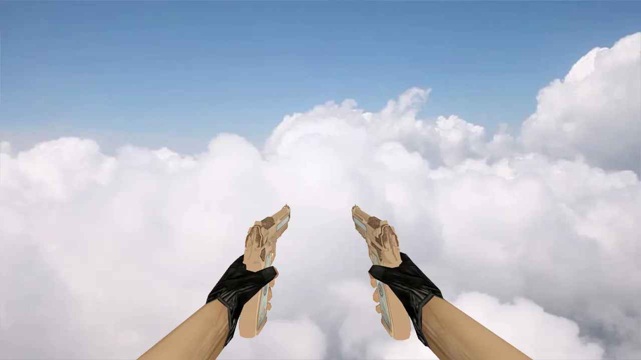 Скриншот Модель «Dual Berettas Картель» для CS 1.6 - Уникальные текстуры и анимации