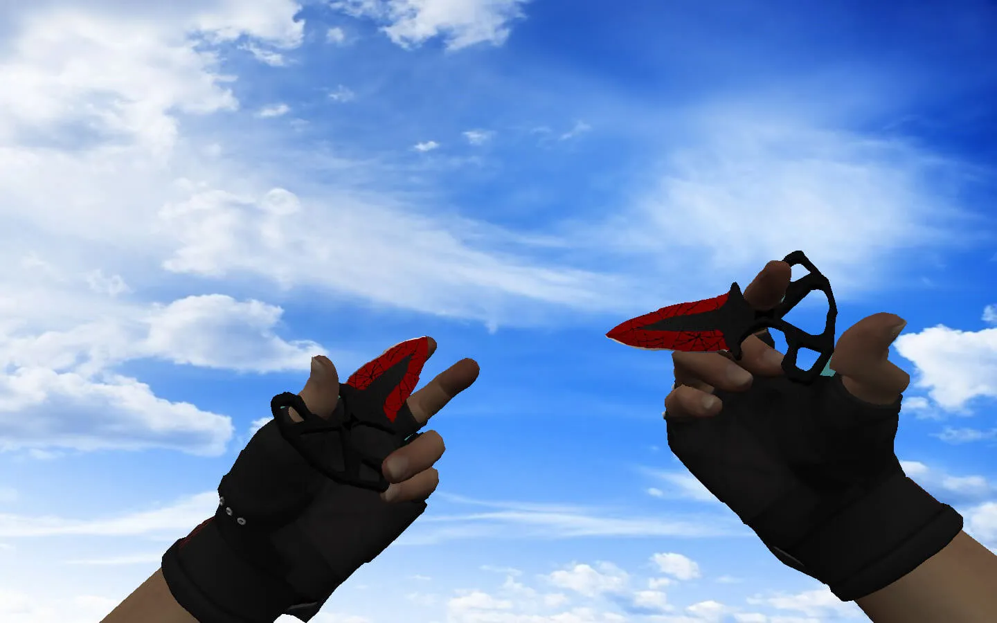 Скриншот Пак скинов с ☆ Перчатками «Бладхаунд | Зола» для CS 1.6: v_ p_ w_ модели, звуки, осмотр, рабочие руки и ножи