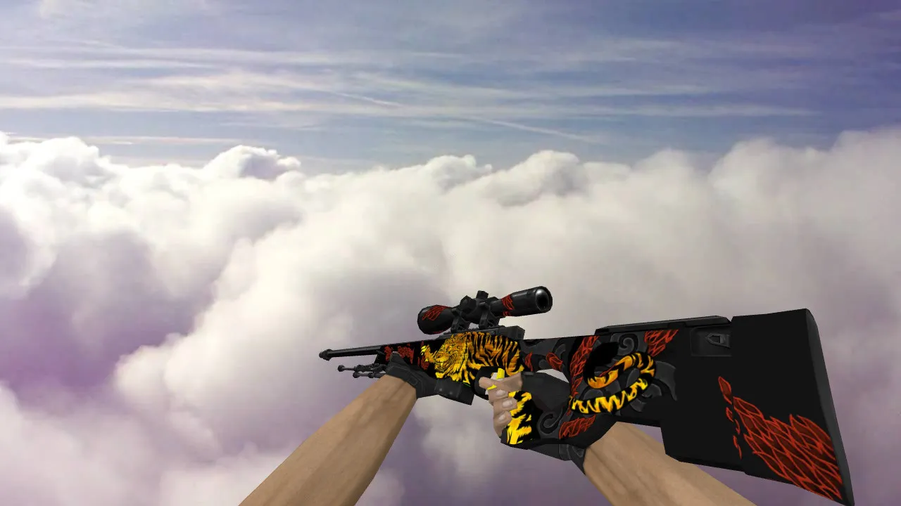 Скриншот Модель AWP Tigerstrike для CS 1.6: Скачать и Установить