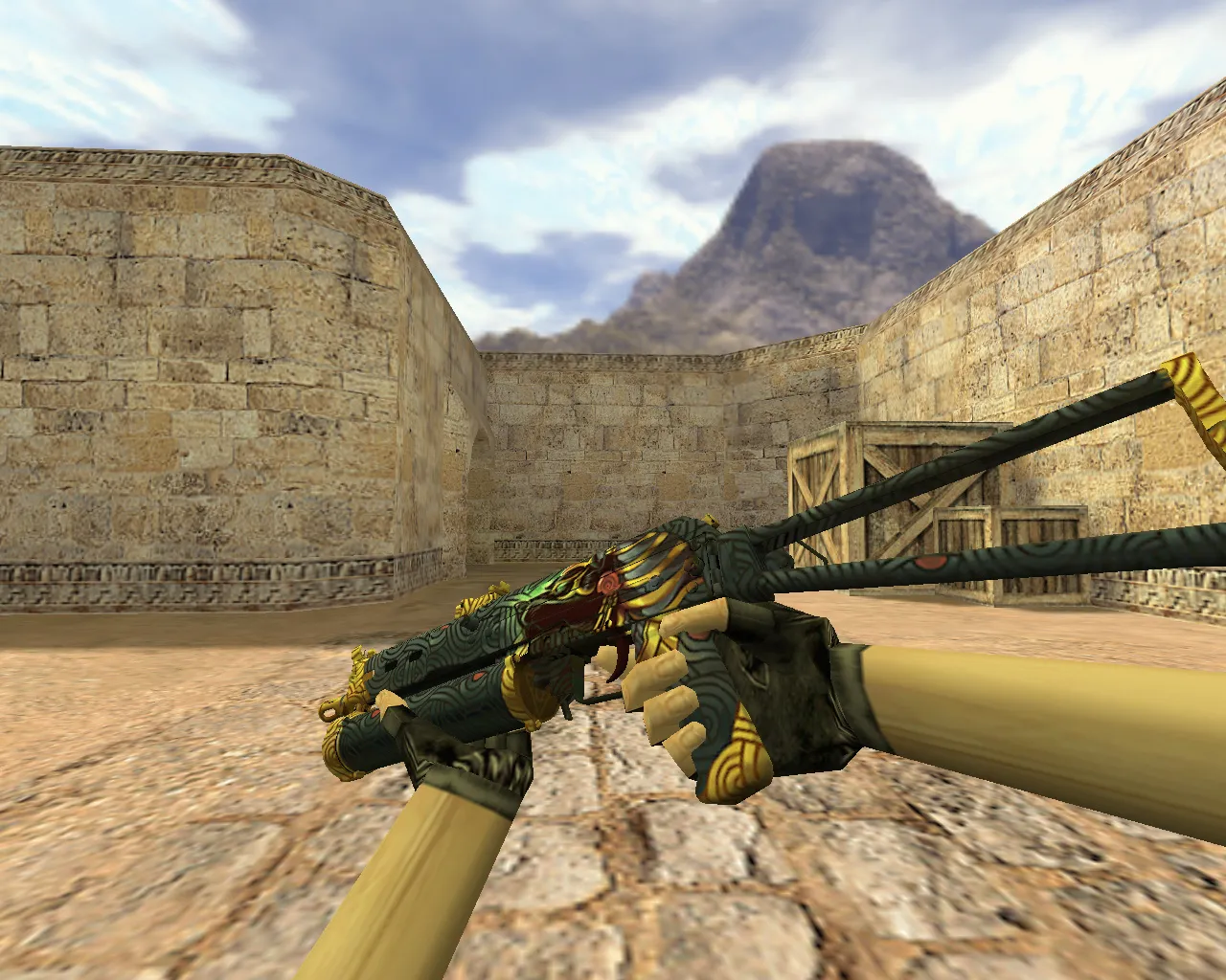 Скриншот Модель «Бизон Суд Анубиса» для CS 1.6 - Качественная и Уникальная