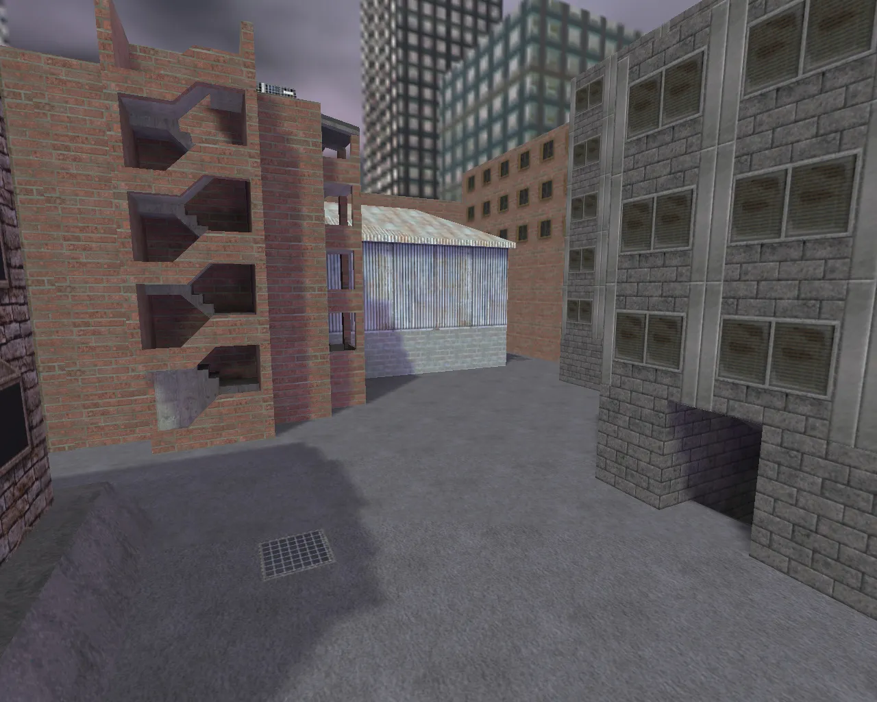 Скриншот  Карта cs_assault_mega для CS 1.6: точки, маршруты, .nav для ботов и оптимизация