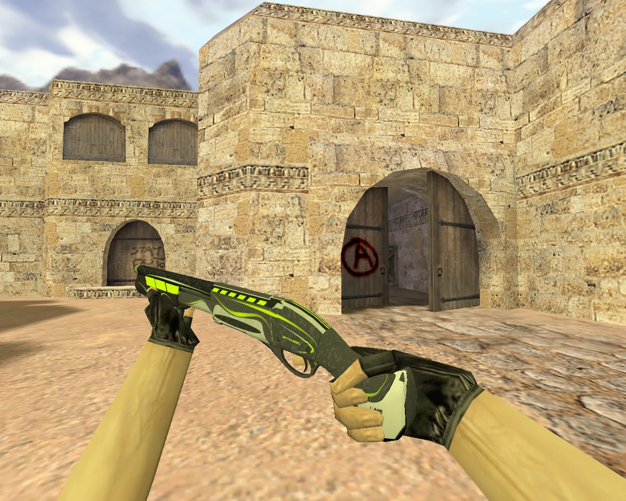 Скриншот Модель «Sawed-off В центре внимания» для CS 1.6