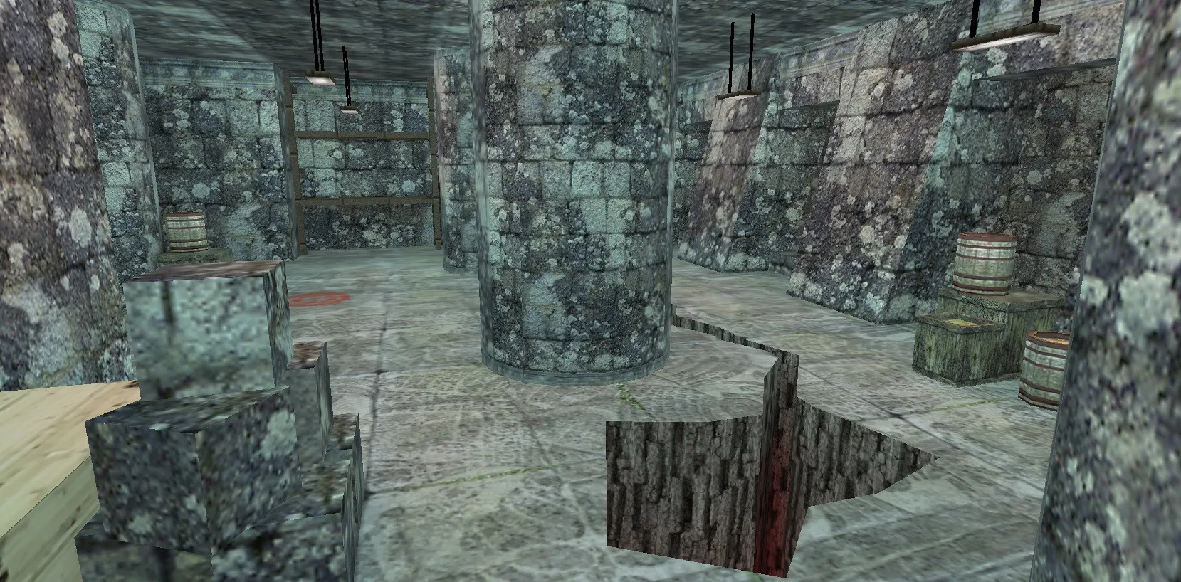 Скриншот  Карта de_lostworld для CS 1.6: тактика и особенности