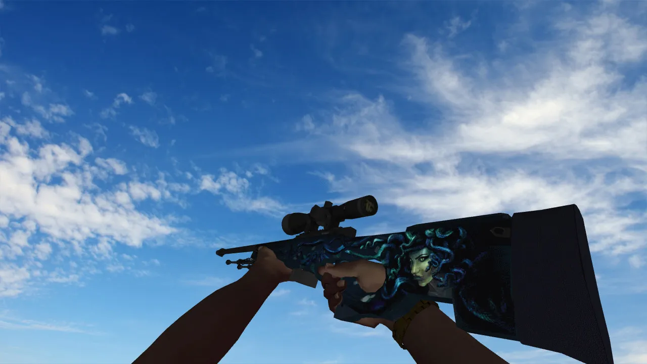 Скриншот Пак моделей оружия «Пиратские руки» для CS 1.6: v_, p_, w_ модели, звуки, анимация осмотра, текстуры и настройка