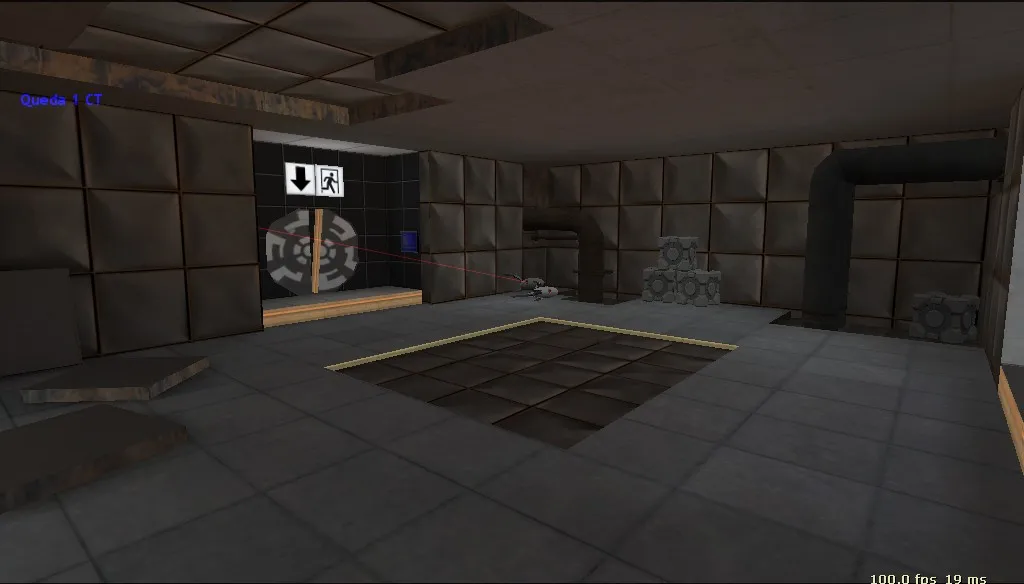 Скриншот Карта «deathrun_aperture2» для CS 1.6