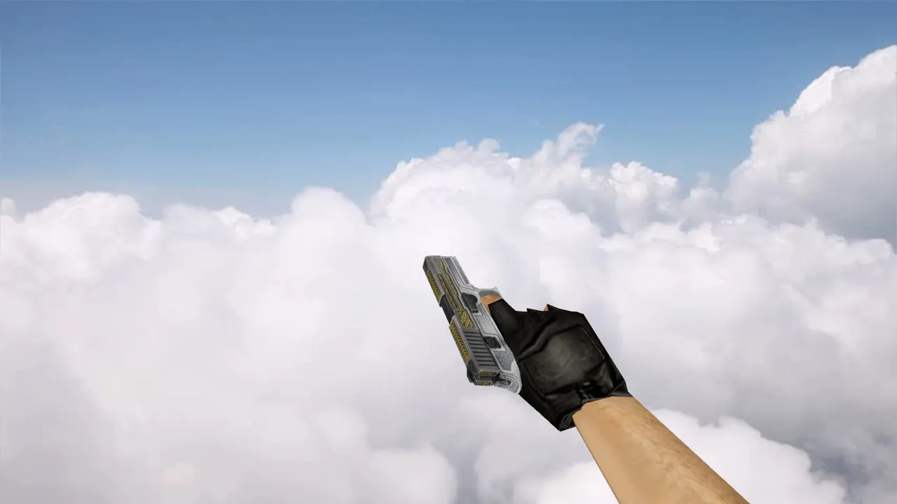 Скриншот Модель P250 Patrician Bimetal для CS 1.6 - Высококачественная графика