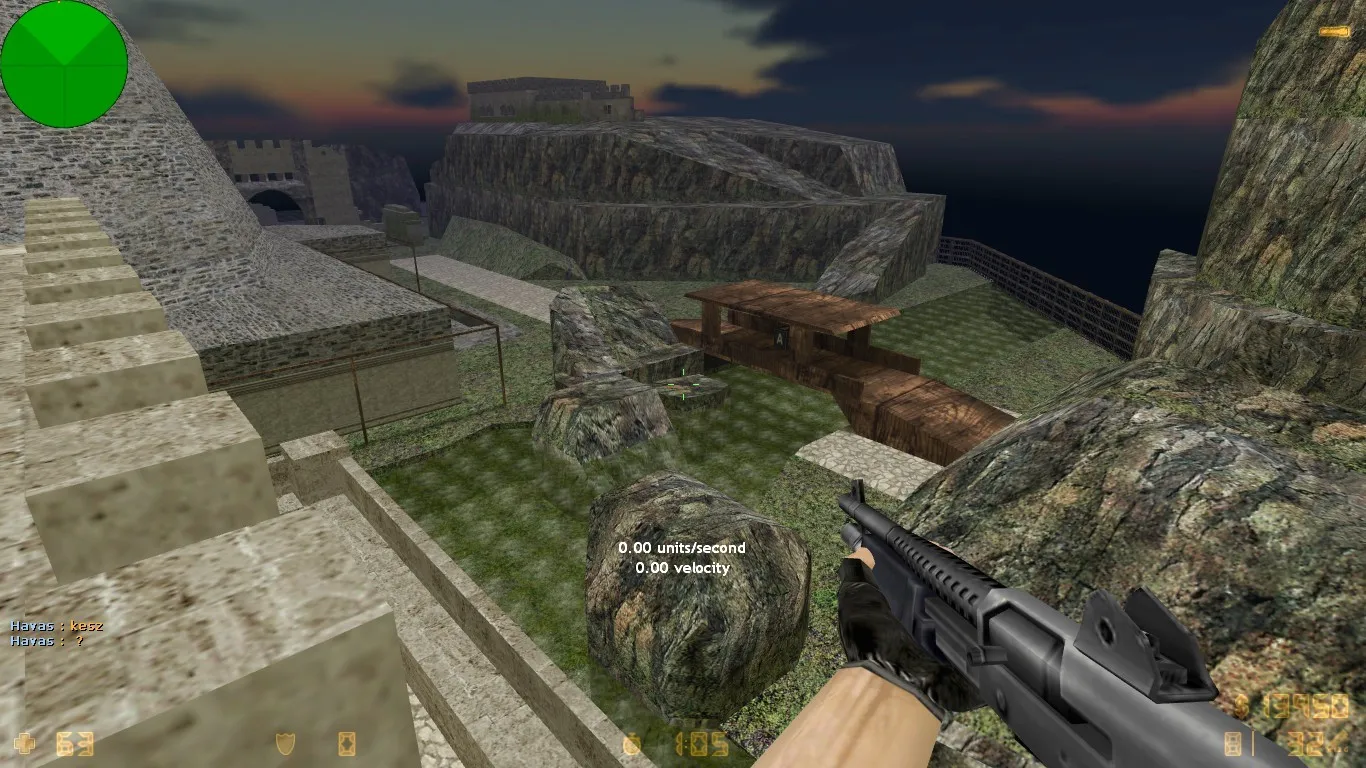 Скриншот  cs_de_hungun_labyrinth карта для CS 1.6: тактика за CT/T, точки, .nav, оптимизация и советы по запуску