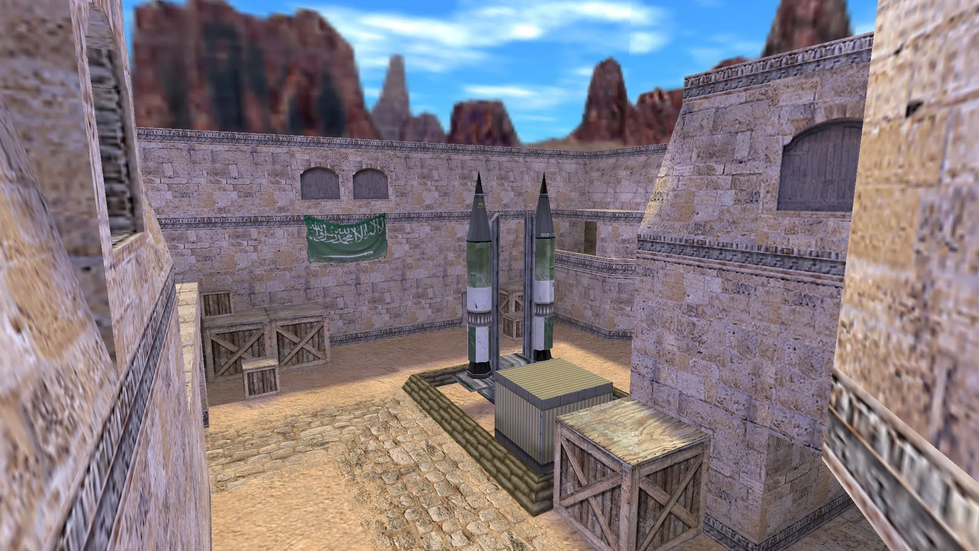 Скриншот  Карта de_scud для CS 1.6: Тактики, оптимизация и баланс
