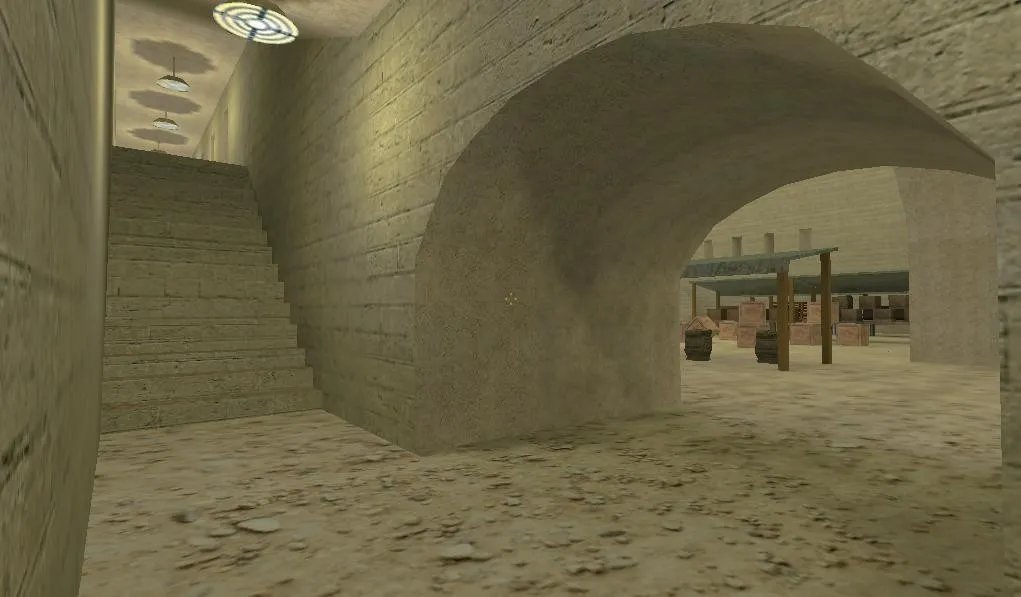 Скриншот  Карта de_fabrestore для CS 1.6: точки, раундовые схемы, .nav для ботов и оптимизация