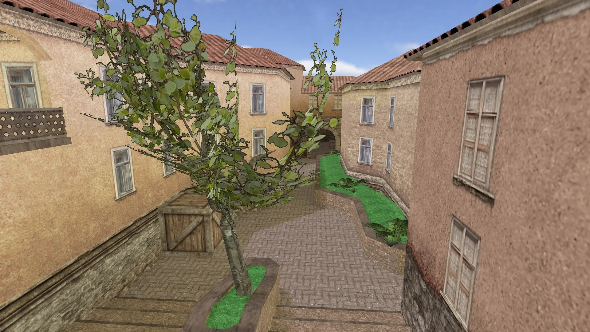 Скриншот  Карта de_nereza для CS 1.6 - Тактическое преимущество и баланс